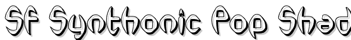 SF Synthonic Pop Shaded font